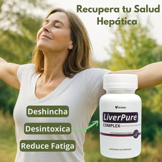 ¡Cuida tu hígado, cuida tu vida! Liver Pure–60 cápsulas