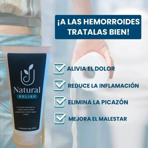 NATURAL RELIEF | Tu mejor aliado contra las hemorroides
