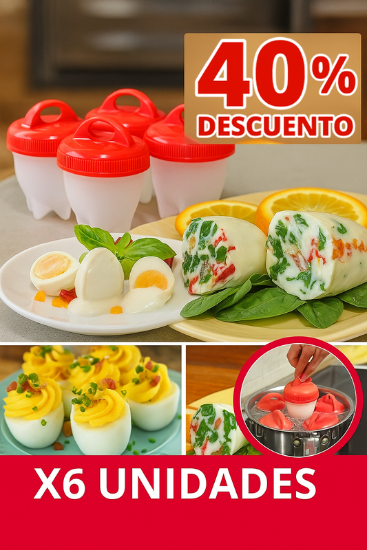 HERVIDOR DE HUEVOS CON DISEÑO DE SILICONA - EGG BOILER™